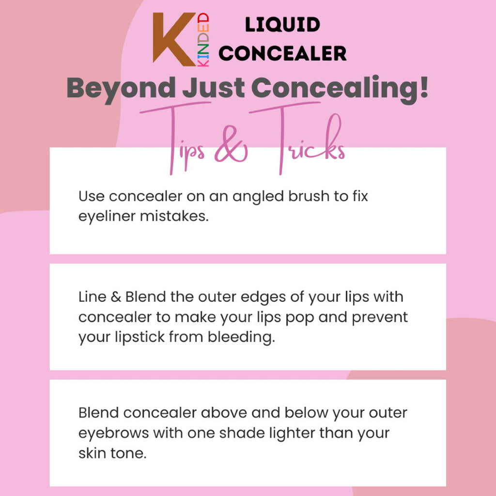 kinded liquid concealer green spot