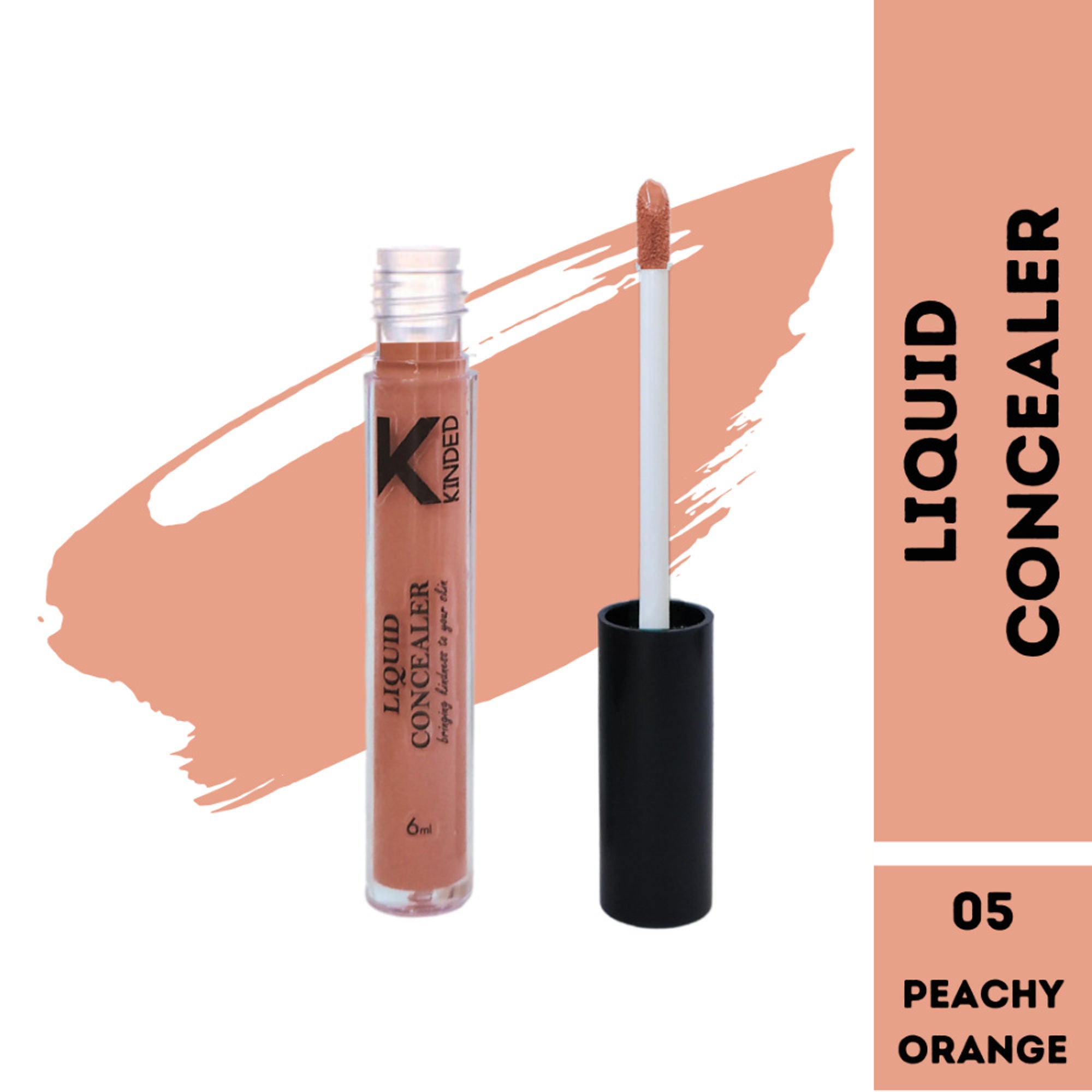 kinded liquid concealer peachy orange