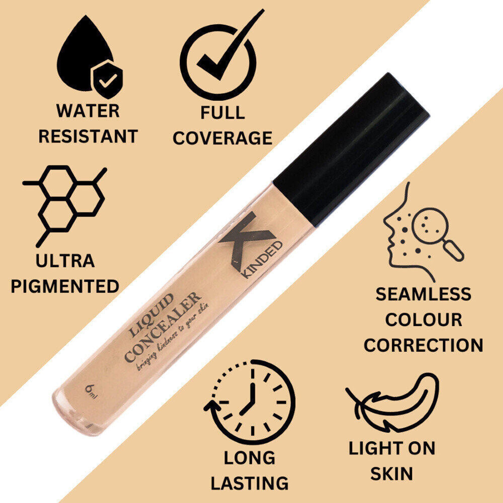 KINDED Liquid Concealer - Cream Cushion