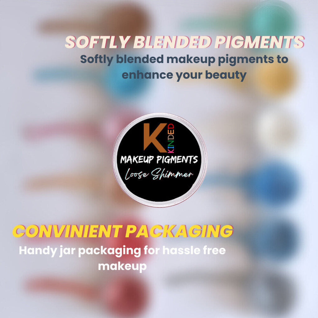 kinded loose shimmer makeup foil pigments powder golden