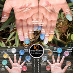 kinded loose shimmer makeup foil pigments powder white pearl