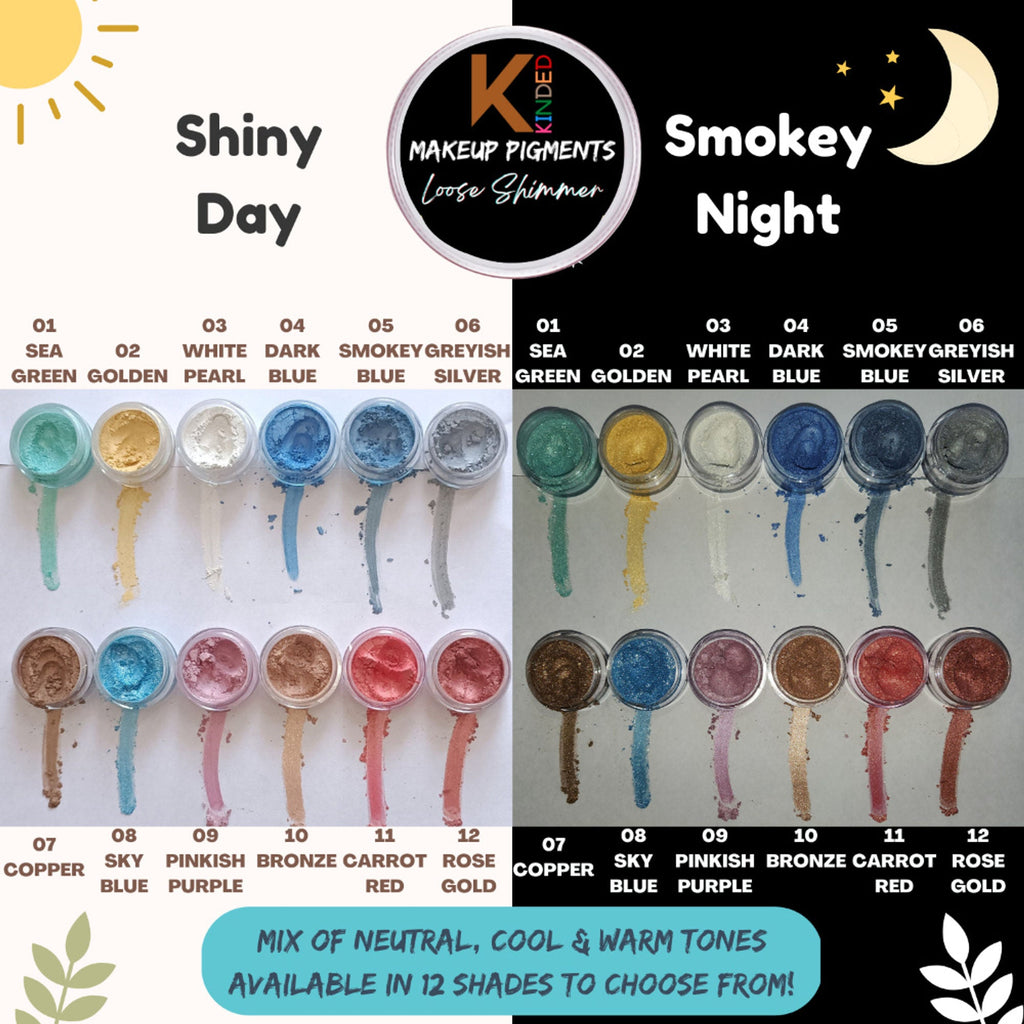 KINDED Loose Shimmer Makeup Foil Pigments Powder - Copper