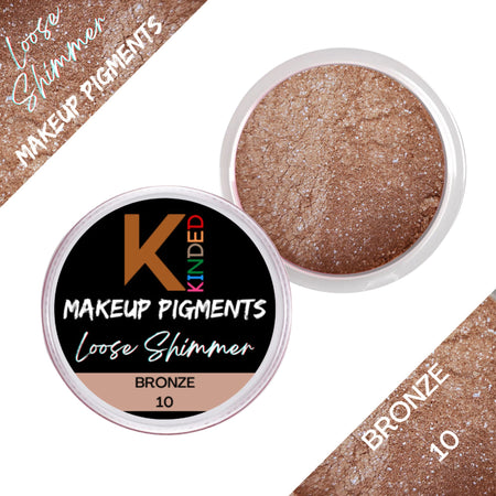 KINDED Loose Shimmer Makeup Foil Pigments Powder - Bronze