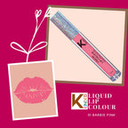 KINDED Liquid Lip Colour Lipstick Lip Gloss - 01 Barbie Pink