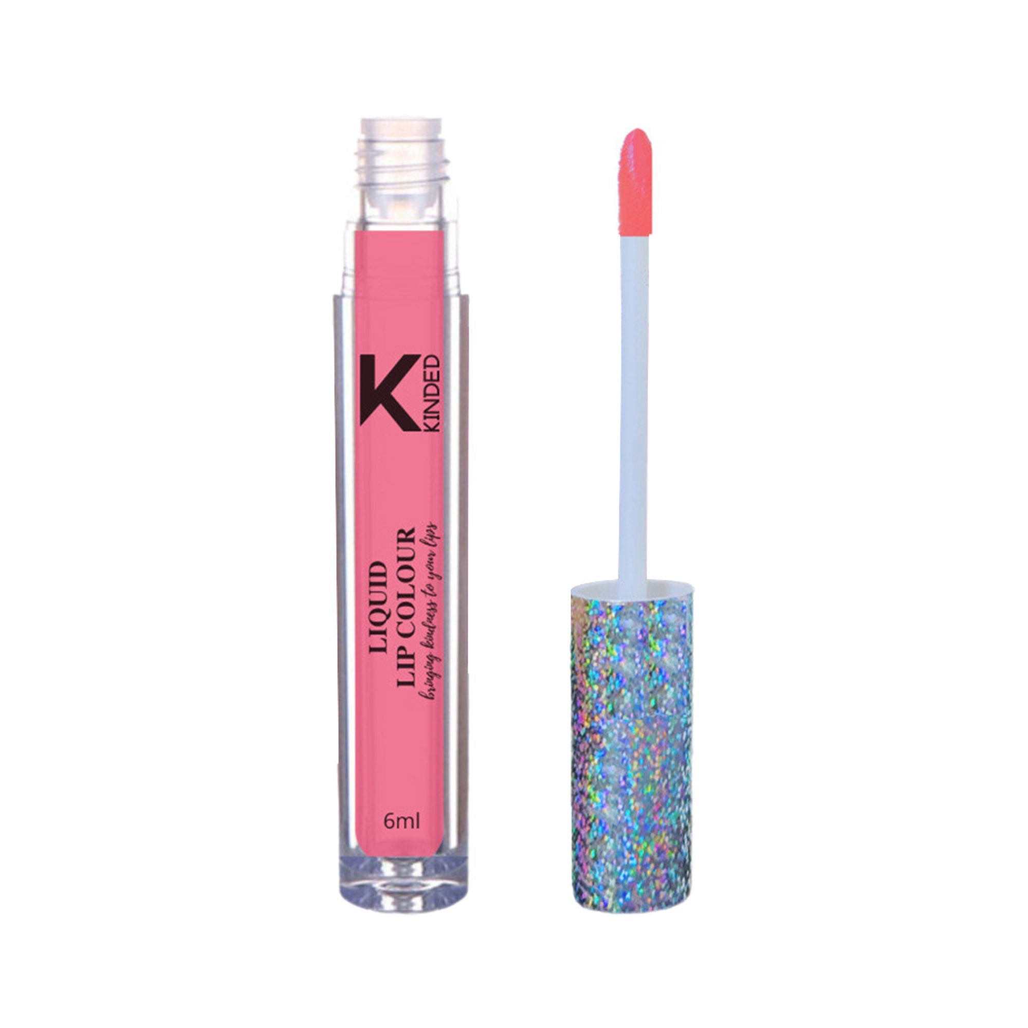 KINDED Liquid Lip Colour Lipstick Lip Gloss - 01 Barbie Pink