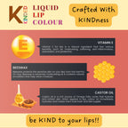 KINDED Liquid Lip Colour Lipstick Lip Gloss - 05 Rust Crust