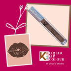 KINDED Liquid Lip Colour Lipstick Lip Gloss - 07 Choco Brown