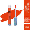 KINDED Liquid Lip Colour Lipstick Lip Gloss - 08 Sangria Orange
