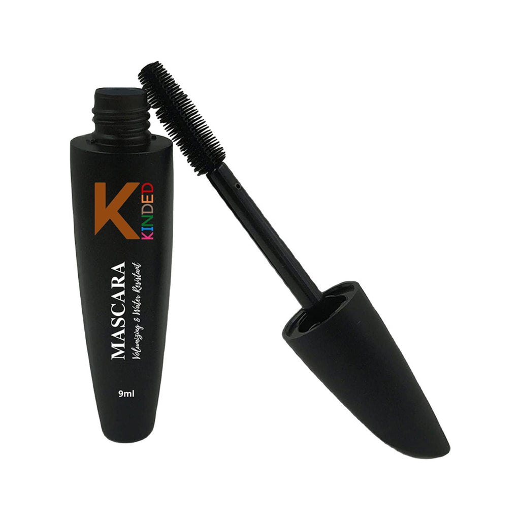 KINDED Volumizing & Waterproof Long Lasting Smudgeproof Mascara - Black