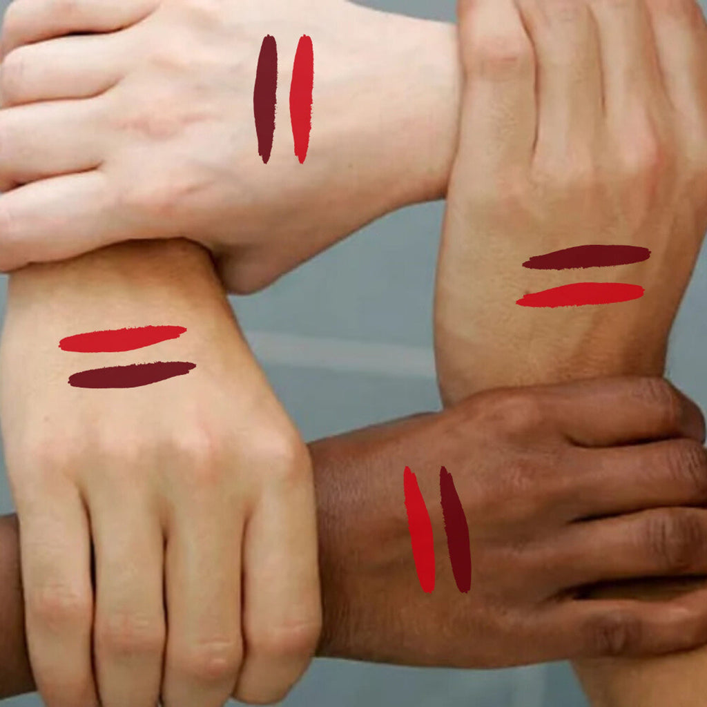 KINDED Maroon & Red Colour Liquid Sindoor Combo - Maroon & Red