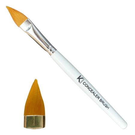 KINDED Professional Natural Wooden Handle Concealer Makeup Brush