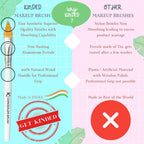 KINDED Professional Natural Wooden Handle Concealer Makeup Brush