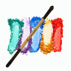 KINDED Professional Natural Wooden Handle 2 in 1 Eyeshadow Applicator Makeup Brush