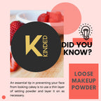 KINDED Highlighter Loose Powder - Shimmer Translucent White