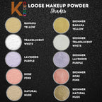 KINDED Highlighter Loose Powder - Shimmer Translucent White