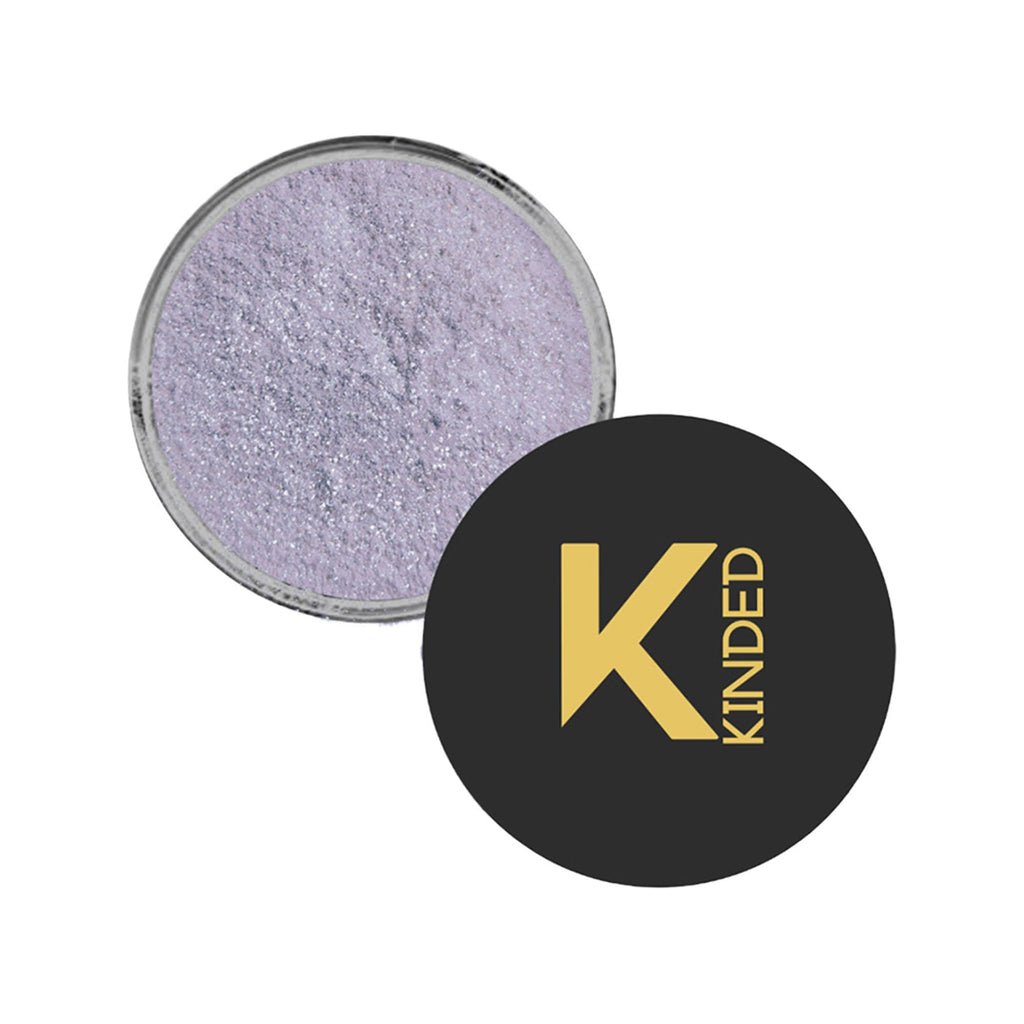 kinded highlighter loose powder shimmer lavender purple