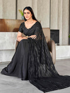 Tikhi Imli Woven Design Satin Ready to Wear Saree - Distacart