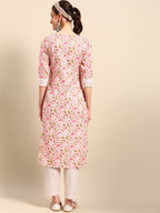 Sangria Women Paisley Printed Gotta Patti Kurta With Trousers