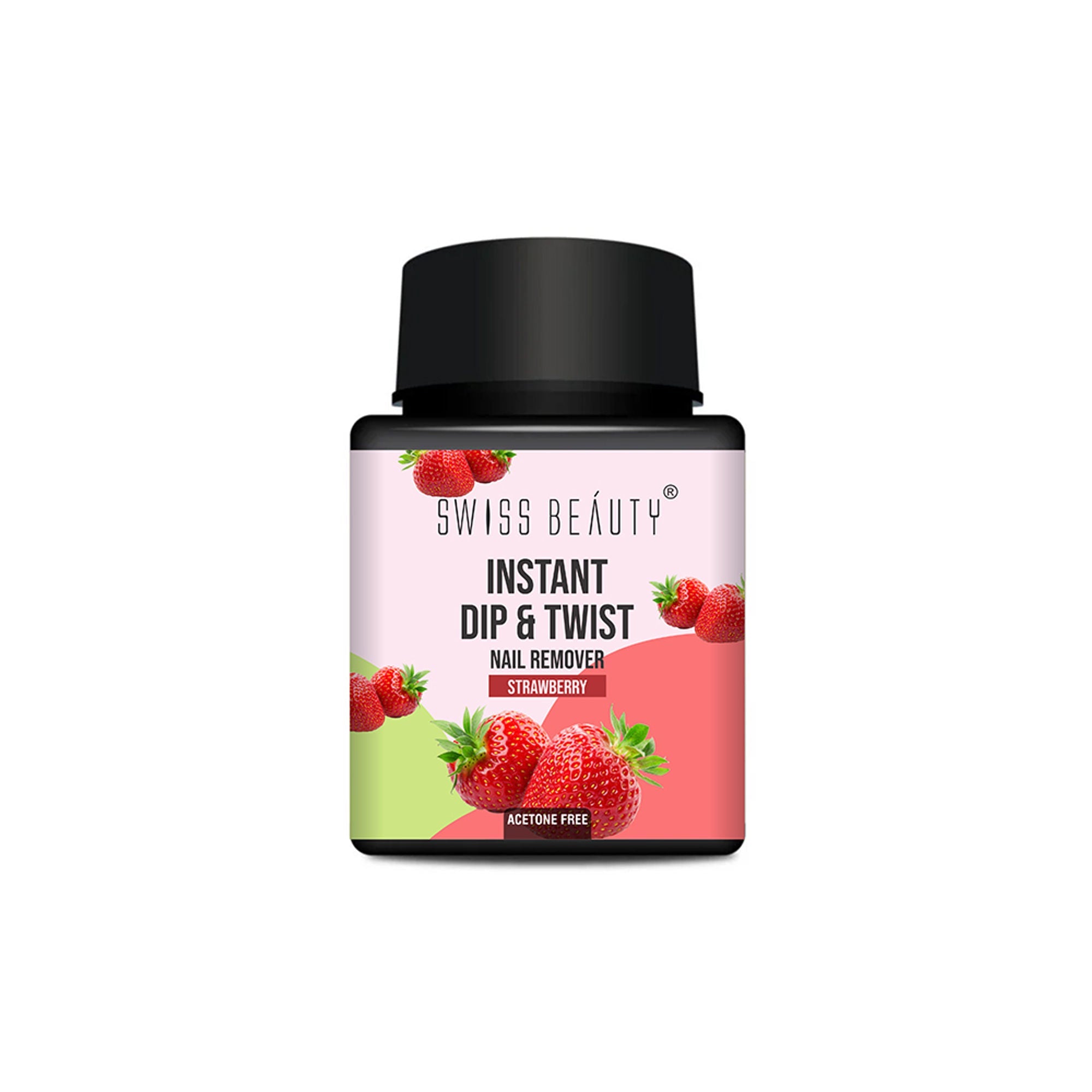 Swiss Beauty Instant Dip & Twist Nail Paint Remover - Strawberry Fresh - Distacart