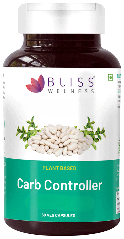 Bliss Welness Carb Controller White Kidney Bean Extract Vegetarian Capsule - Distacart