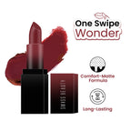 Swiss Beauty HD Matte Lipstick , High Coverage , Lightweight - 04 Hot Cherry