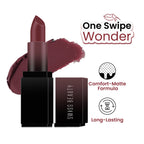 Swiss Beauty HD Matte Lipstick , High Coverage , Lightweight - 23 Murphy Brown
