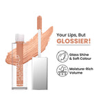 Swiss Beauty Plump Up Wet Lip Gloss For Glossy And Fuller Lips - 4 Browny Point