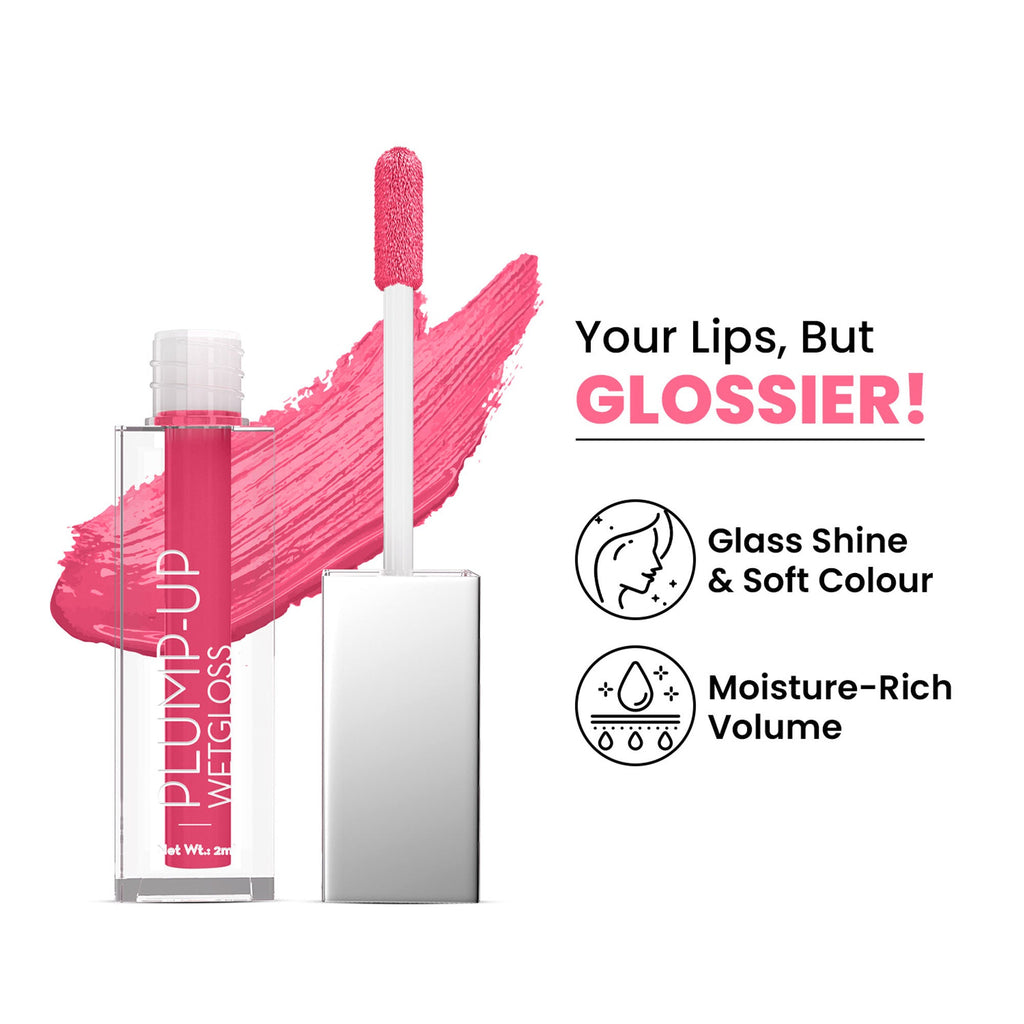 Swiss Beauty Plump Up Wet Lip Gloss For Glossy And Fuller Lips - 11 Pin Sin