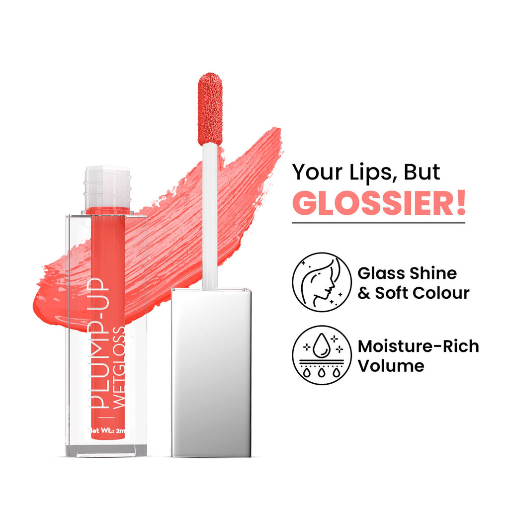 Swiss Beauty Plump Up Wet Lip Gloss For Glossy And Fuller Lips - 12 Point The Town