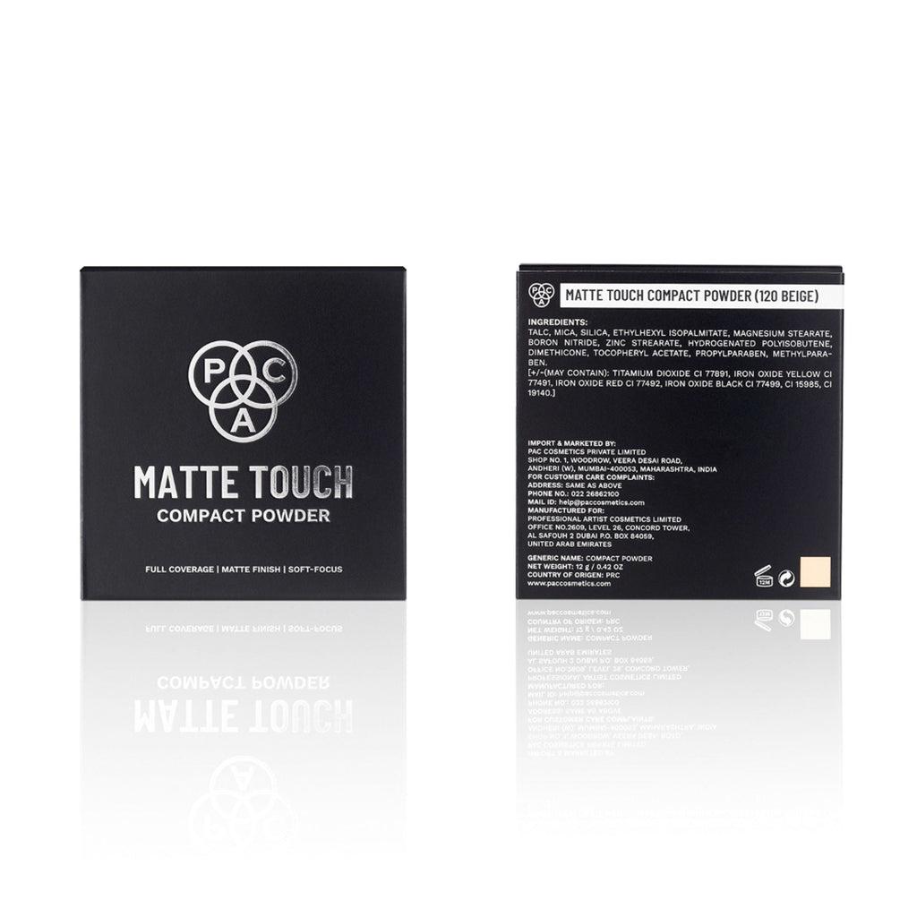 PAC Studio Matte Touch Compact Powder - 120 Beige
