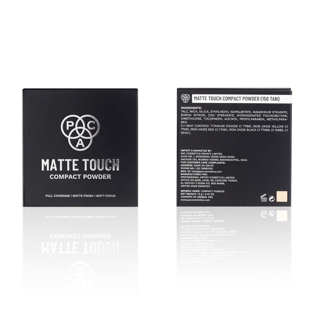 PAC Studio Matte Touch Compact Powder - 150 Tan