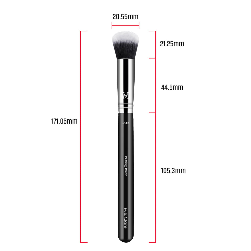 Miss Claire M43 - Buffing Brush - Chrome