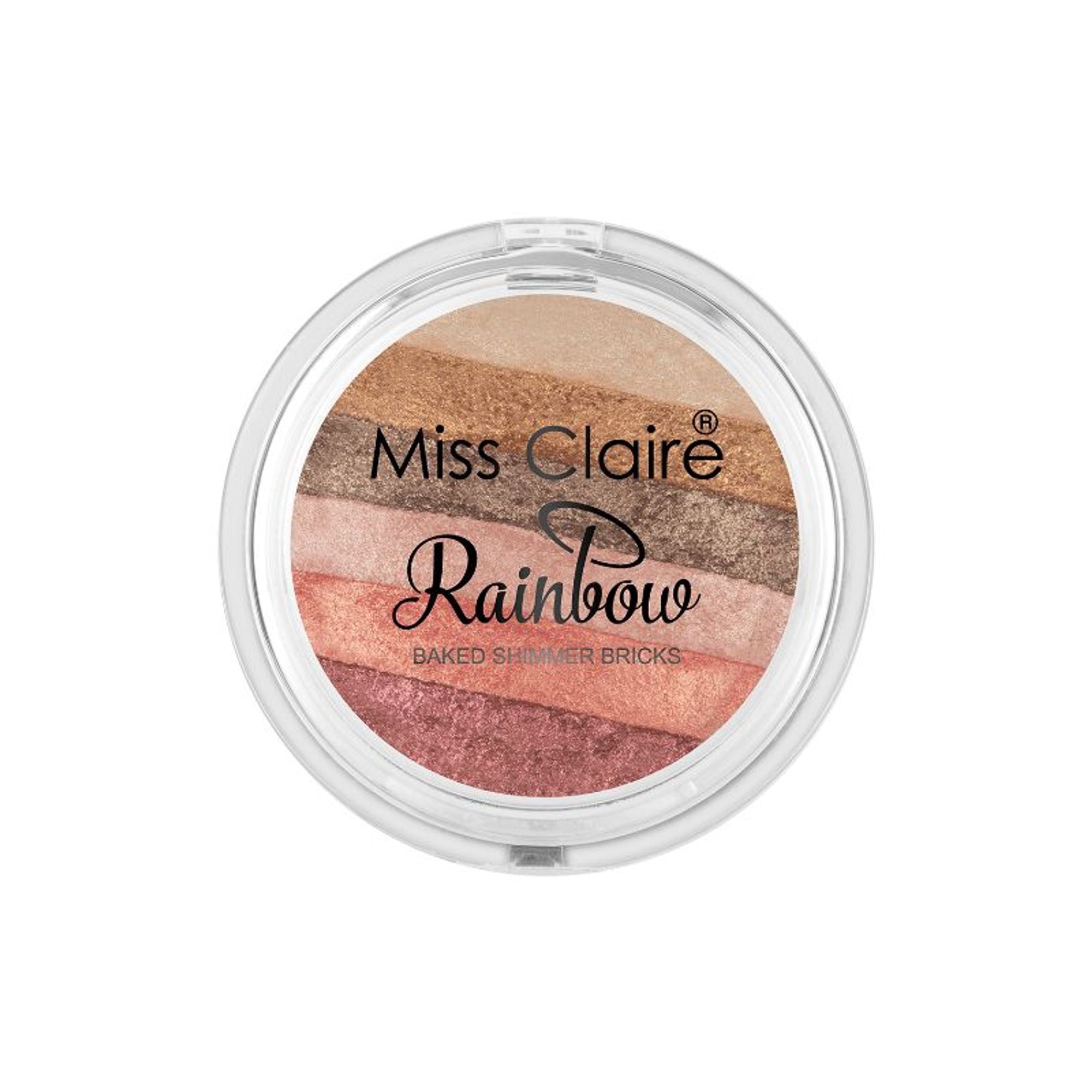 Miss Claire Rainbow Baked Shimmer Bricks - 1 - Distacart