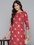 HERE&NOW Floral Printed Regular Kurta with Palazzos
