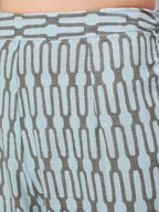 Aks Paisley Printed Straight Kurta With Palazzos