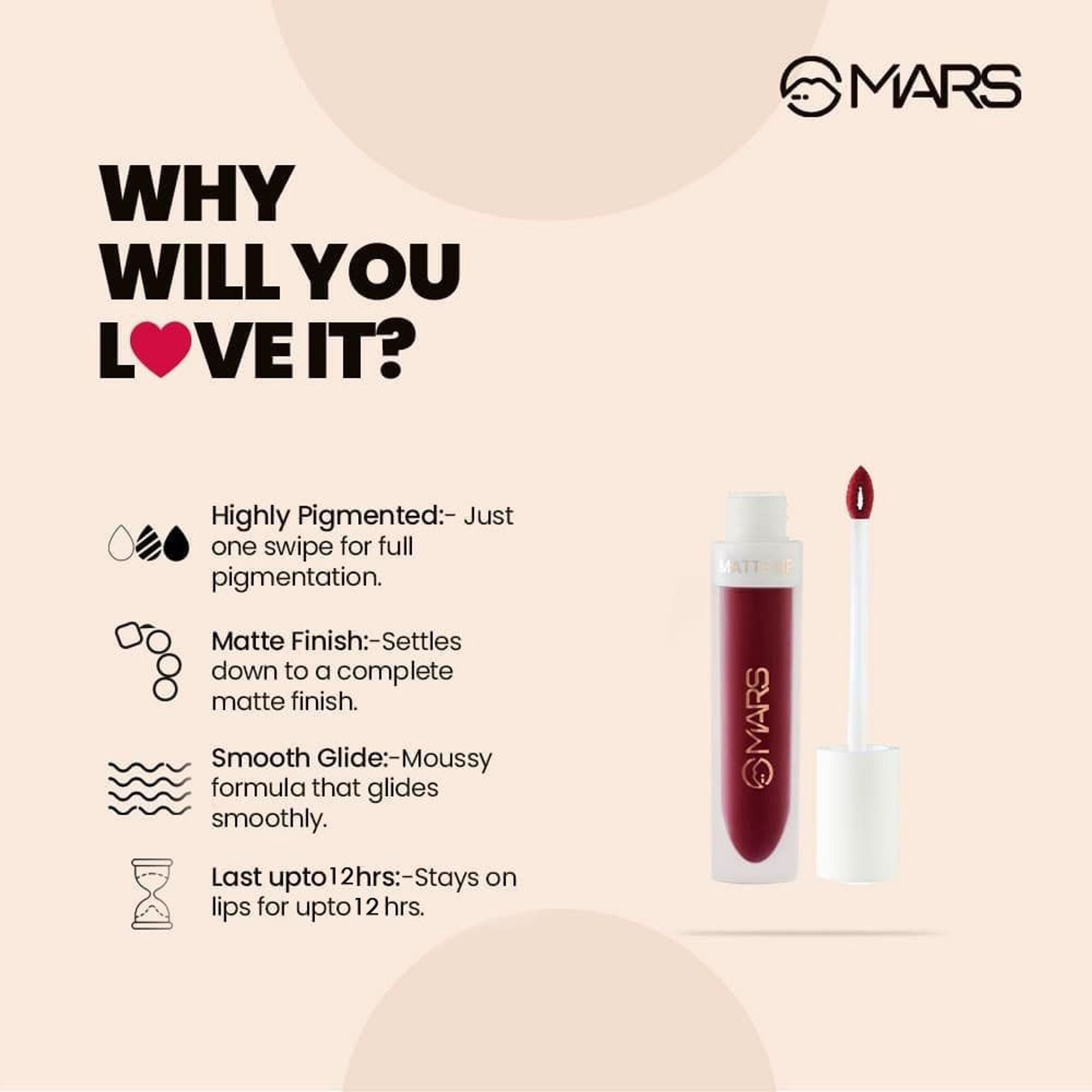 MARS Cosmetics Liquid Lip Color - Special Entry - Distacart