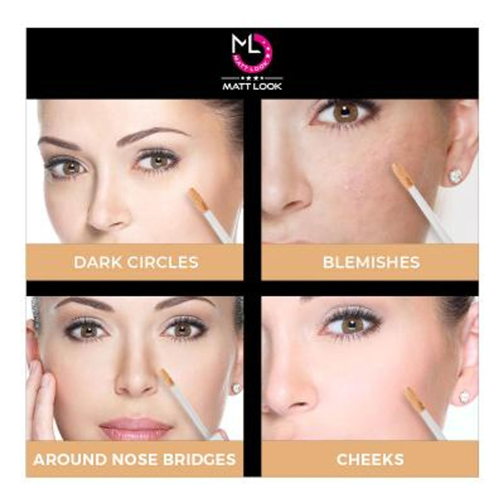Matt Look Truly Matte Ultimate Cover Concealer - Nude - Distacart