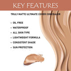 Matt Look Truly Matte Ultimate Cover Concealer - Nude - Distacart