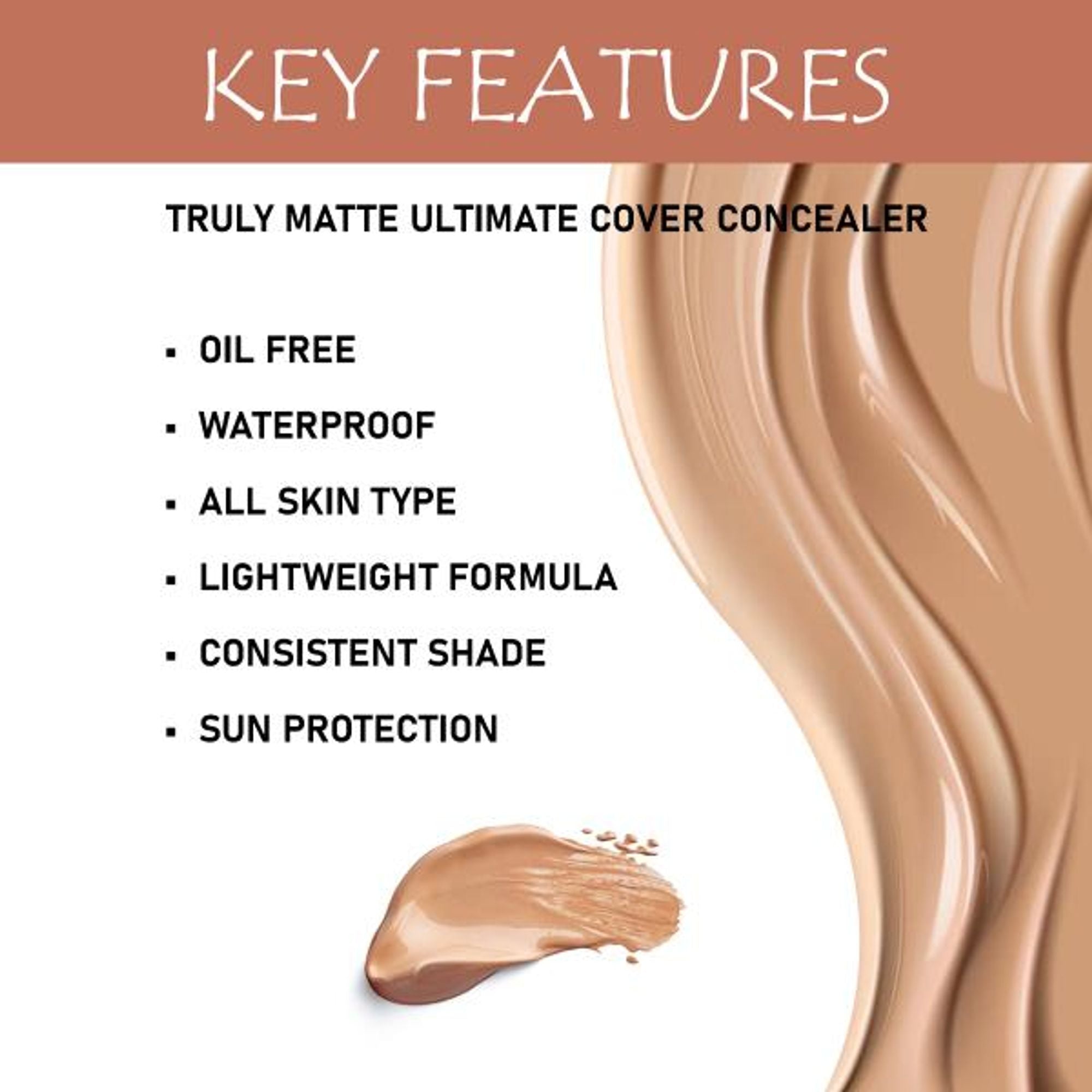Matt Look Truly Matte Ultimate Cover Concealer - Nude - Distacart
