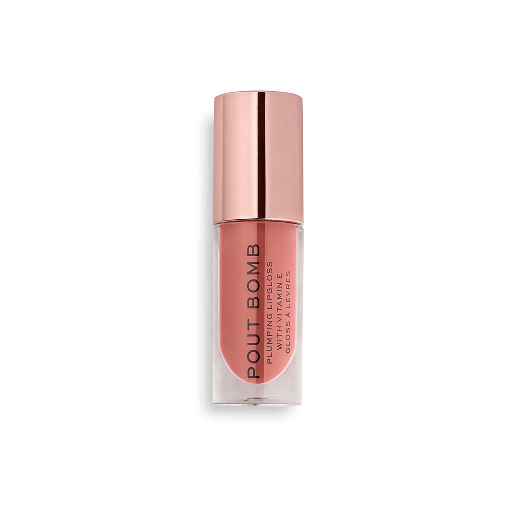 Makeup Revolution Pout Bomb Plumping Gloss - Kiss - Distacart