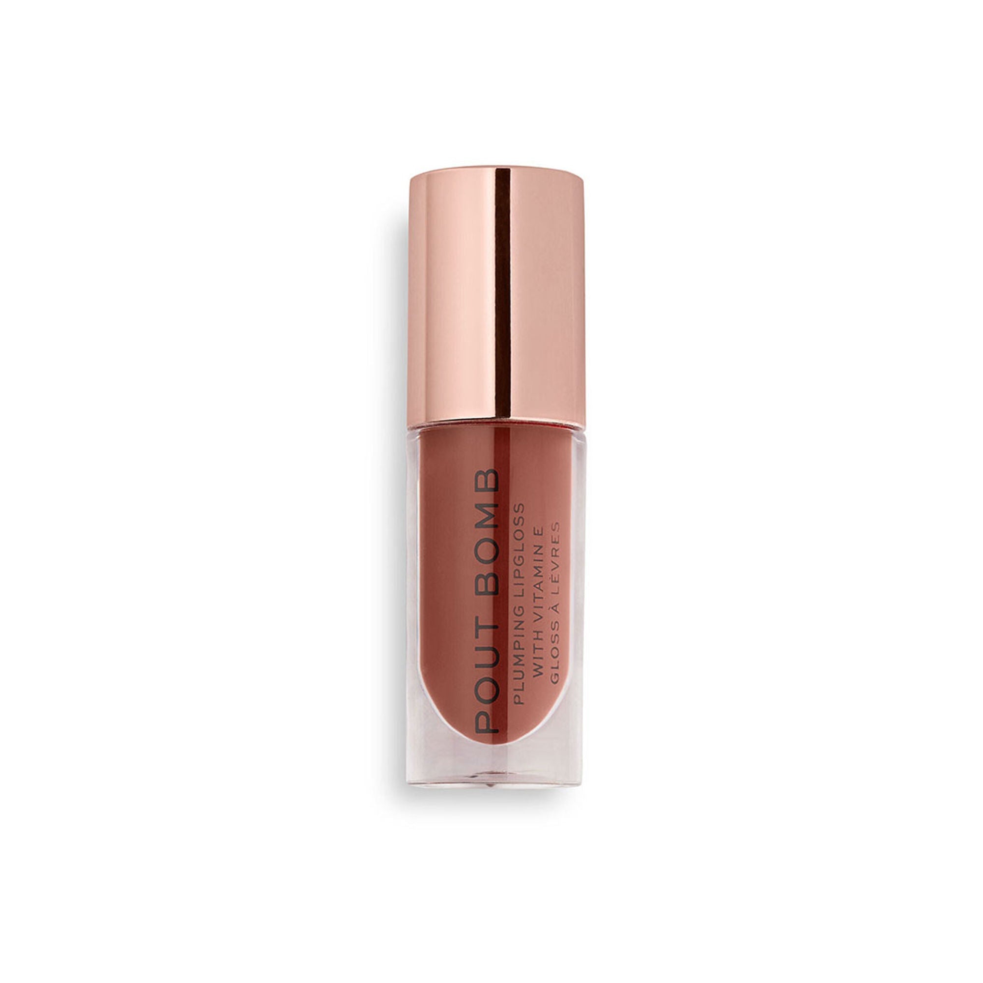 Makeup Revolution Pout Bomb Plumping Gloss - Cookie - Distacart