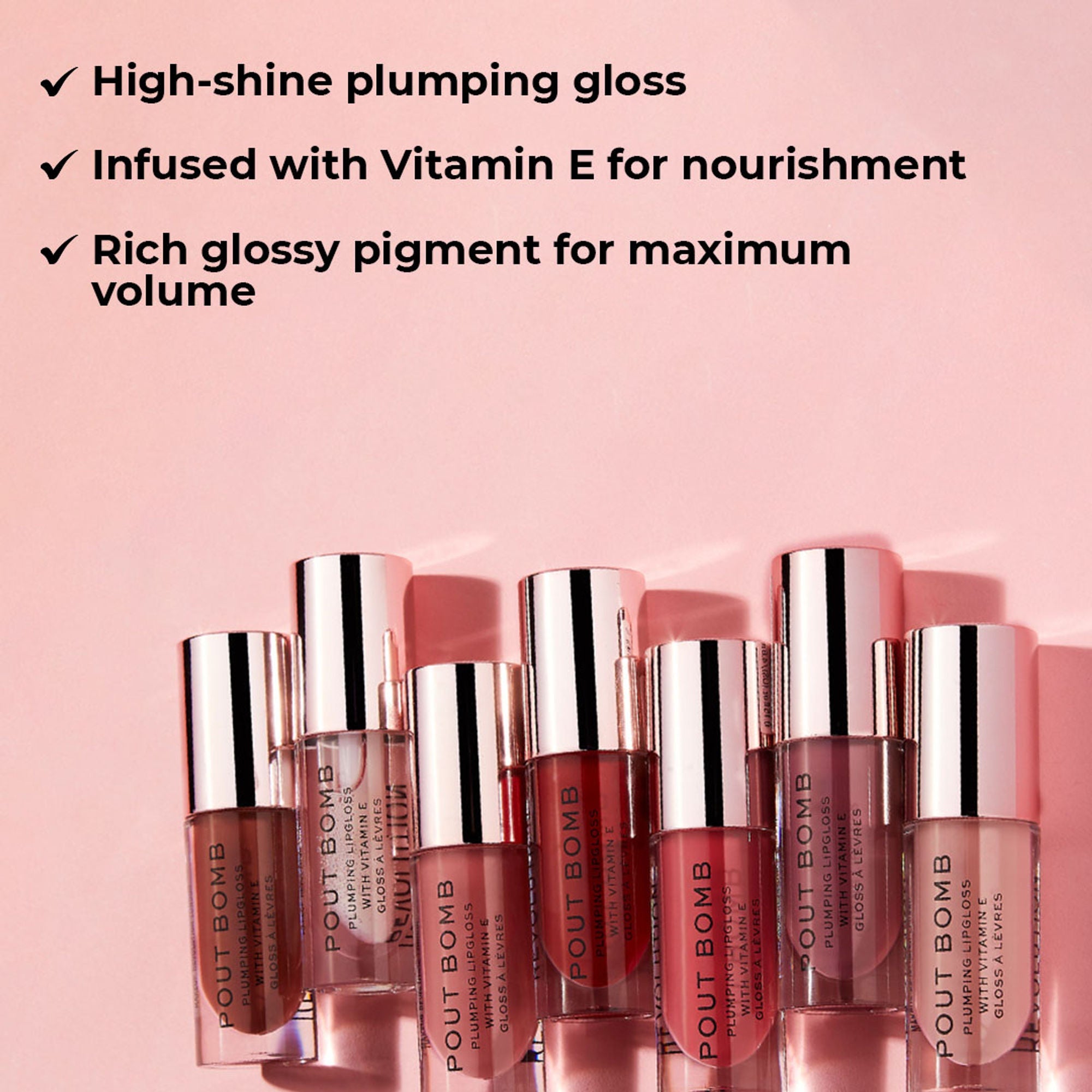 Makeup Revolution Pout Bomb Plumping Gloss - Glaze - Distacart