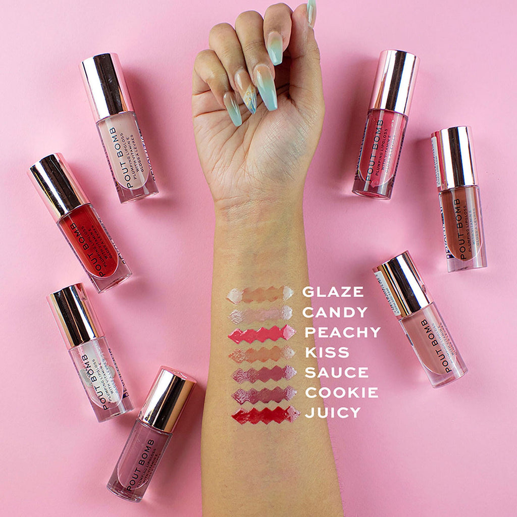 Makeup Revolution Pout Bomb Plumping Gloss - Doll - Distacart