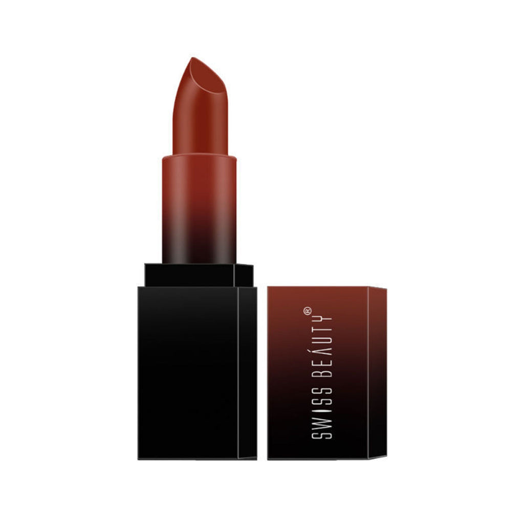 Swiss Beauty HD Matte Lipstick , High Coverage , Lightweight - 03 Athena - Distacart