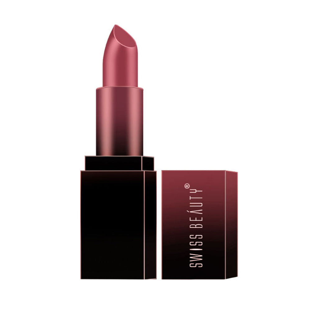 Swiss Beauty HD Matte Lipstick , High Coverage , Lightweight - 30 Chic Pink - Distacart
