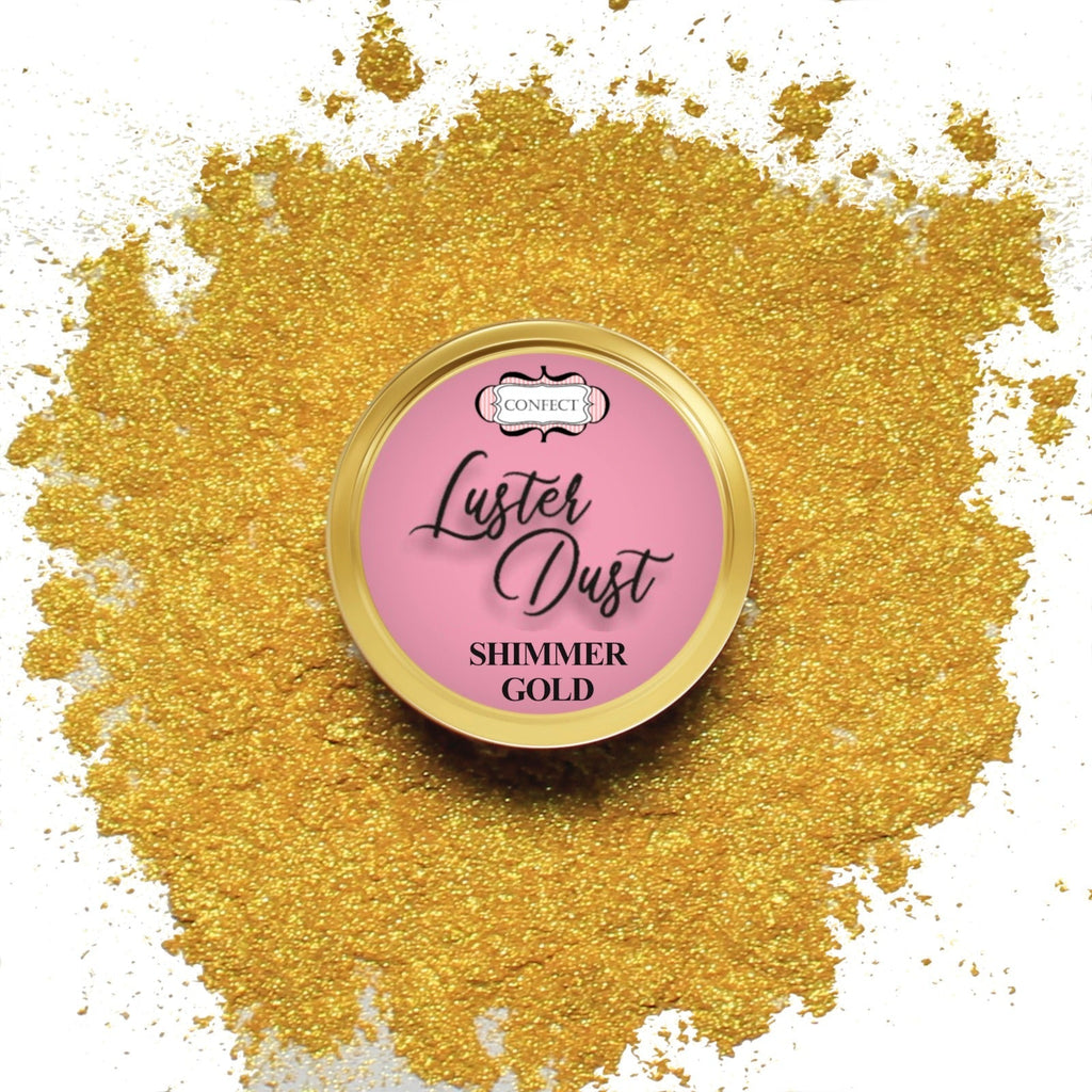 edible luster dust pack of 5 black white silver pink gold 25 gm