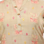Lagi Women's Pink Printed Straight Kurta & Pant (MC45A)