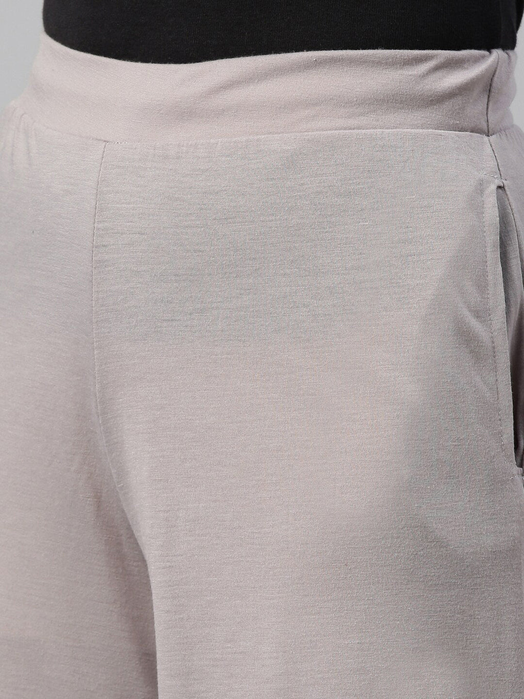 Souchii Women Grey Knitted Palazzos - Distacart