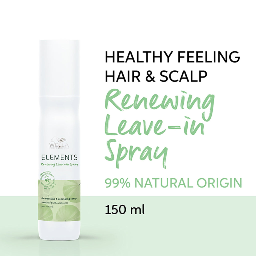 Wella Professionals Elements Renewing Leave-in Spray-for All Hair Types, Normal To Oily Scalp