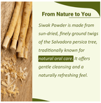 Minature Siwak (Miswak) Powder
